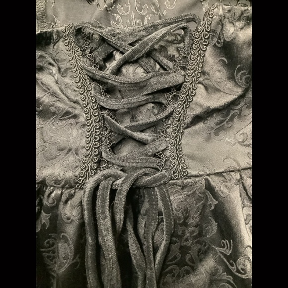 KILLSTAR LACEY PARTY DRESS SIZE L GOTHIC METAL BRAND NEW RARE NWT - Picture 8 of 10